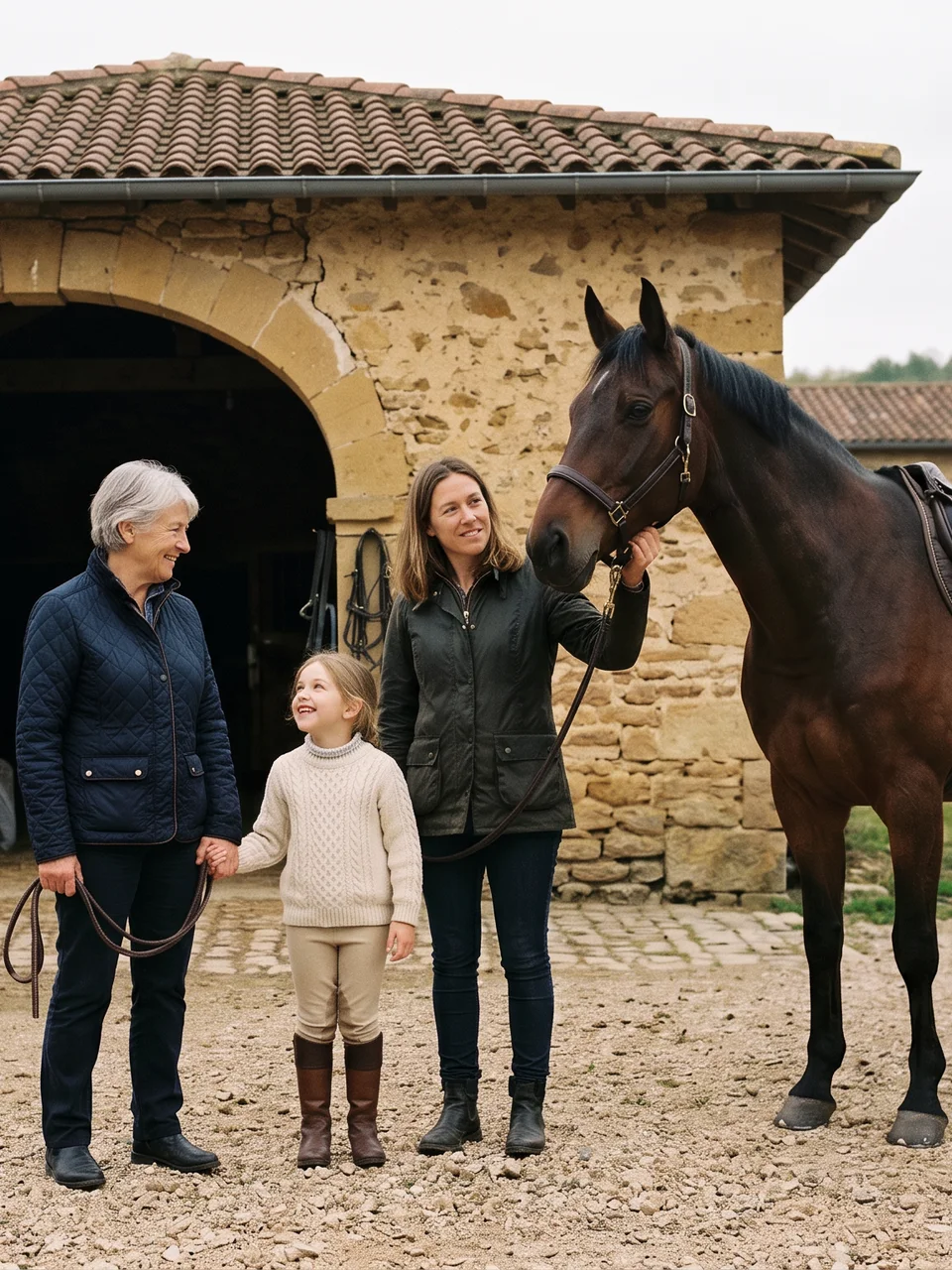 L'équipe, Écuries des Piallats, centre équestre à Vinsobres