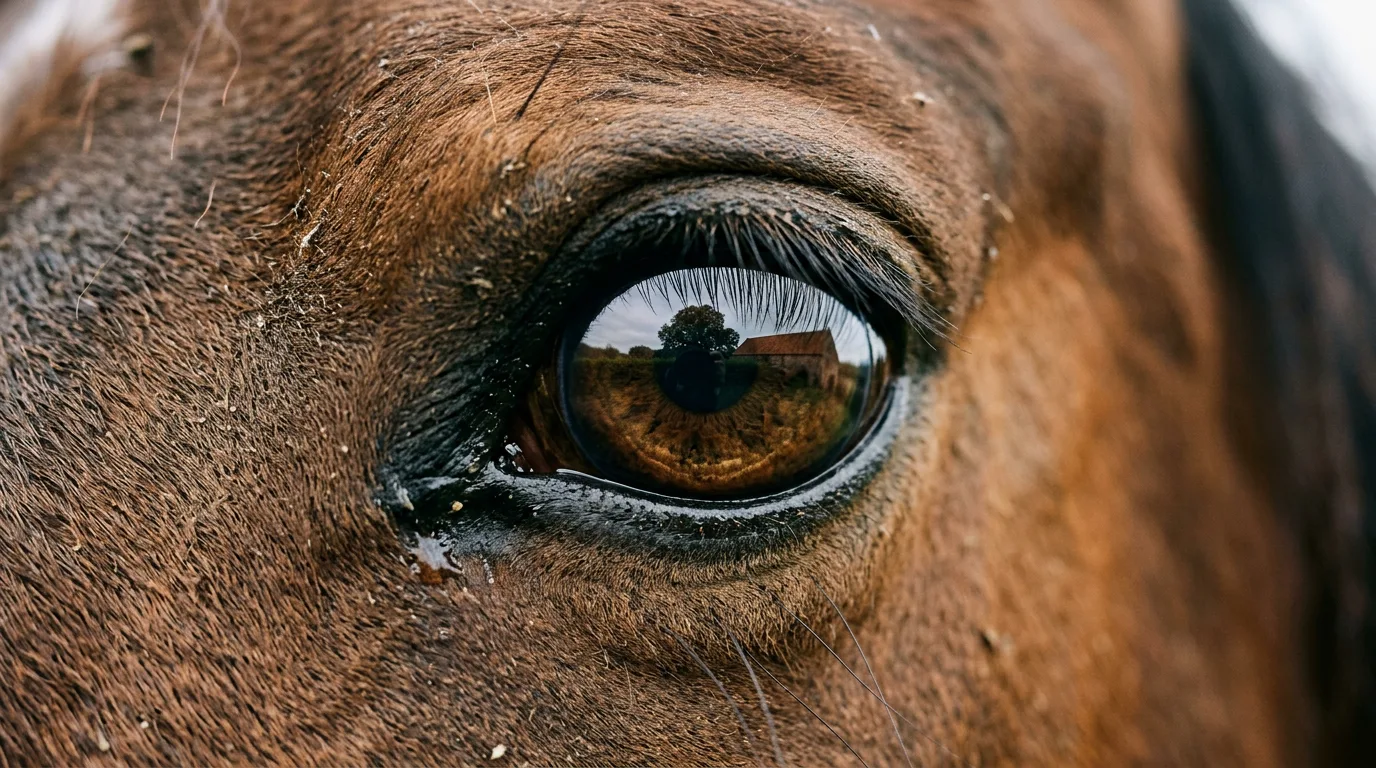 Un regard de cheval, Écuries des Piallats, Vinsobres